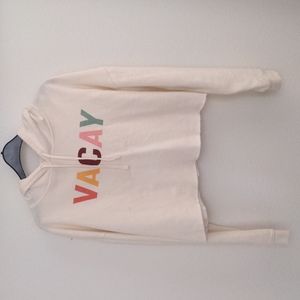 Vacay crop sweatshirt size M